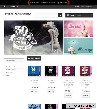 Prezent na 30 urodziny