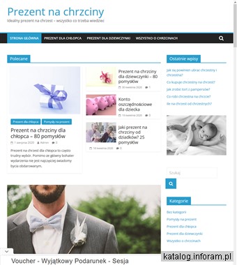 Prezent na Chrzciny - prezentnachrzciny.pl