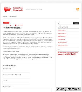 Prezent na Walentynki