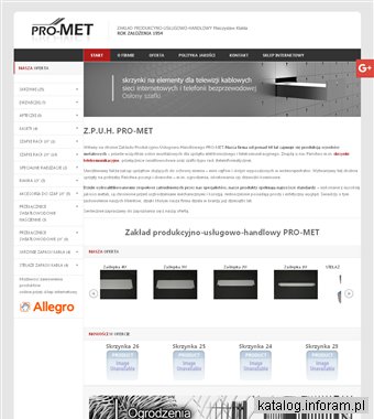 PRO-MET Skrzynia zapasu kabla zamykana