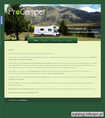 Procamper.pl - wynajem camperów Kraków, wypożycz kampera