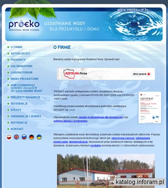 PROEKOJP - uzdatnianie wody do picia