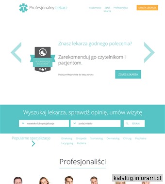 Lekarze - profesjonalnylekarz.pl