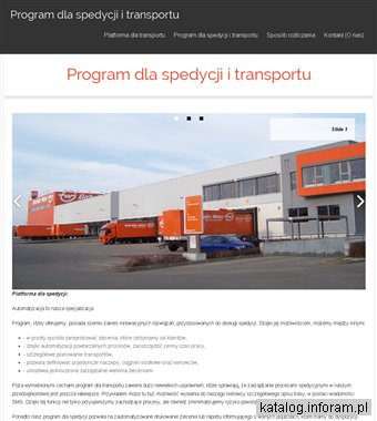 Transport i spedycja - oprogramowanie