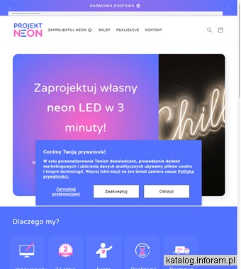 Neony ledowe - projektneon.pl