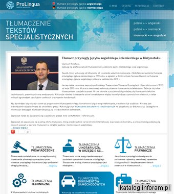 PRO LINGUA. BIURO TŁUMACZEŃ MAREK BAGIŃSKI
