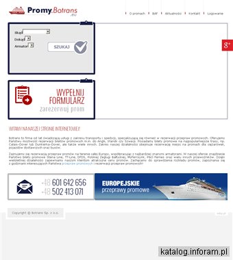 BOTRANS Bilety promowe Myferrylink