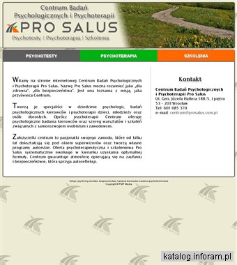 Prosalus - psycholog i terapeuta