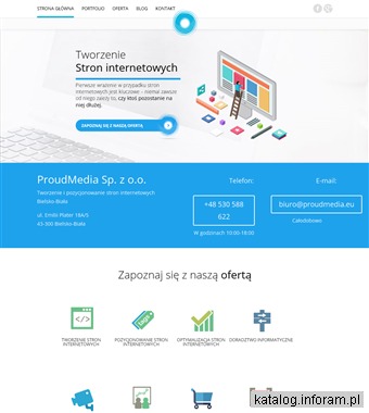 Strony internetowe Bielsko - Proud Media