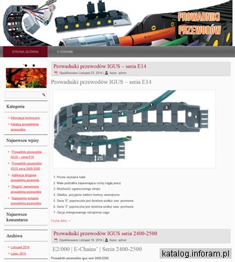 Prowadniki-przewodow.pl - katalog prowadników przewodów