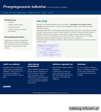 Przepisywanie dokumentów