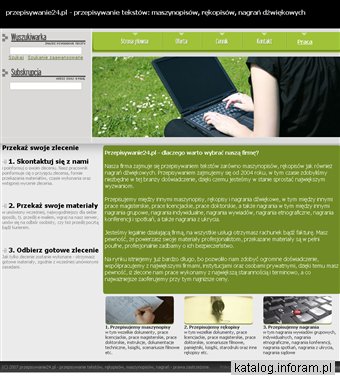 Przepisywanie tekstów Warszawa