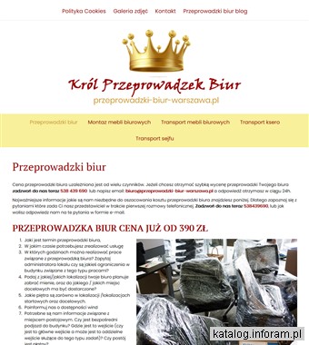 Przeprowadzki biur Warszawa - przeprowadzki-biur-warszawa.pl