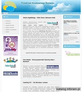 Nauka angielskiego wg metody Helen Doron w Przestrzeni Kreatywnego Rozwoju na Woli