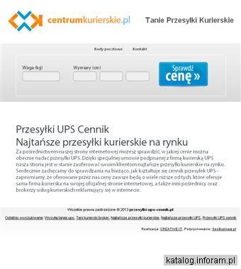 Przesylki-ups-cennik.pl