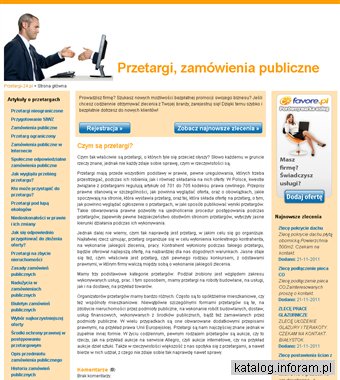 Przetargi i zlecenia dla Ciebie