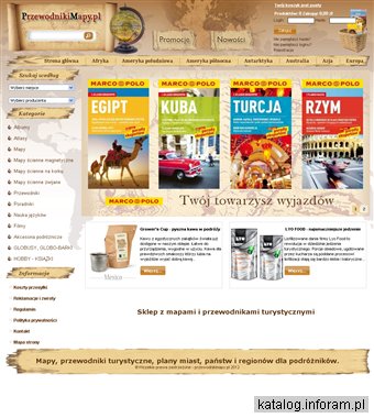 Sklep z mapami - przewodniki turystyczne