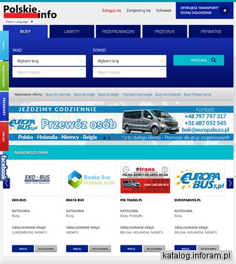 Przewozy Międzynarodowe - Portal dla Polaków