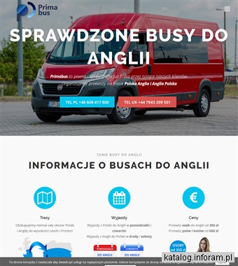 Busy z Polski do Anglii