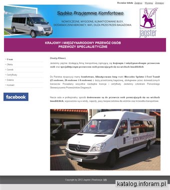 Jagster - krajowy i międzynarodowy przewóz osób