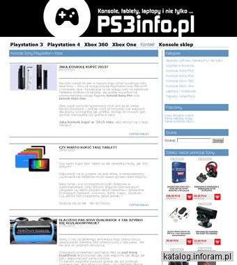 PS3info.pl - portal dla miłośników konsol do gier