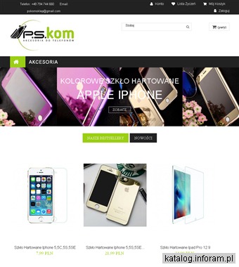 Sklep z akcesoriami do telefonu