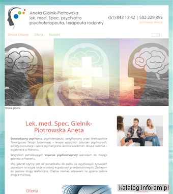 ANETA GIELNIK-PIOTROWSKA leczenie depresji Poznań