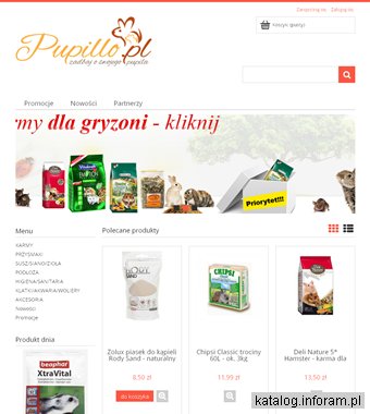 Naturalne akcesoria dla gryzoni - pupillo.pl