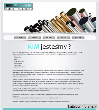 ZIELONKA pręty okrągłe