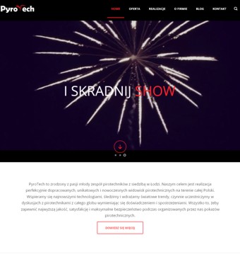 PyroTech - Profesjonalne Pokazy Pirotechniczne