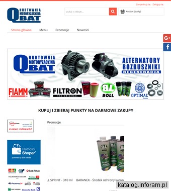 www.qbat-autoczesci.pl Hurtownia motoryzacyjna