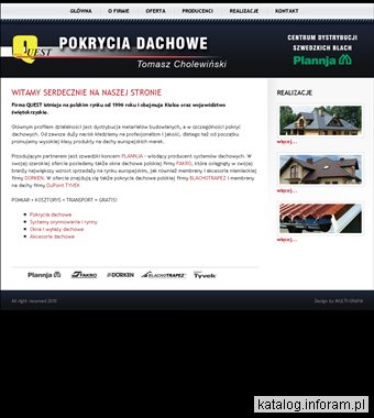 DACHY - Kielce. Pokrycia dachowe. Blachodachówka. QUEST.