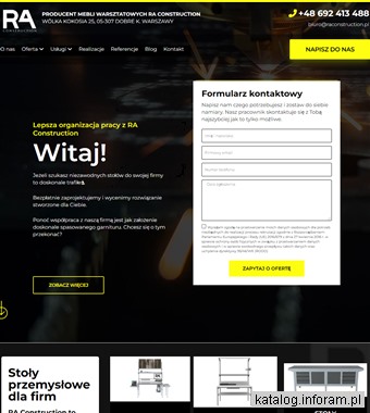 Producent Wyposażenia Przemysłowego - raconstruction.pl