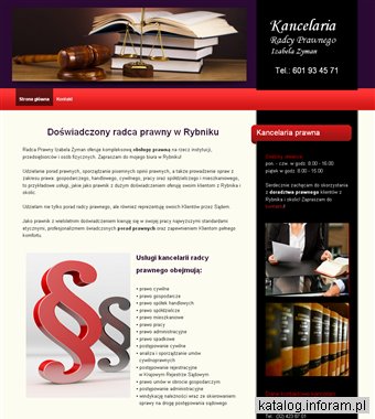 Zyman Izabela obsługa prawna Rybnik