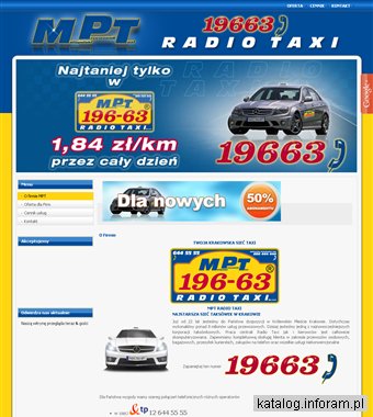 MAŁOPOLSKI PRZEWOŹNIK TAXI RADIO przewozy osobowe Kraków