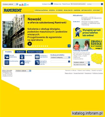 Ramirent Spółka Akcyjna agregaty Kraków