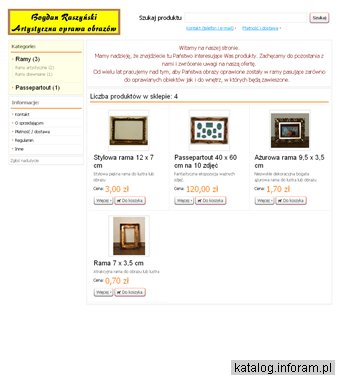 Artystyczna oprawa obrazów