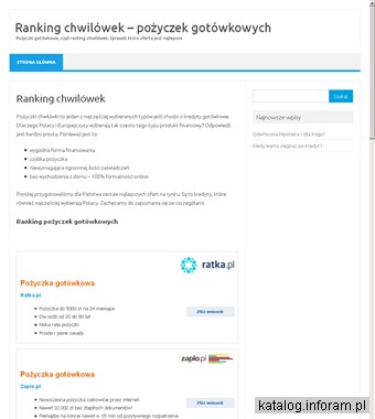 Rankingchwilowek365.pl