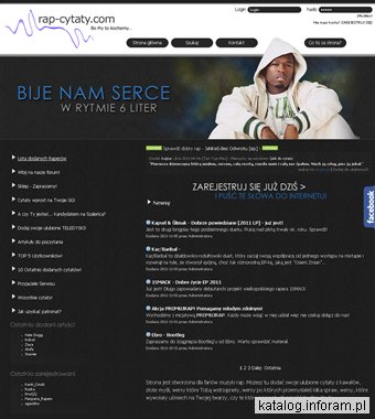 Portal Najlepszy Polski Hip-Hop, Cytaty z rapu, Taniec, Muzyka, Patronat!