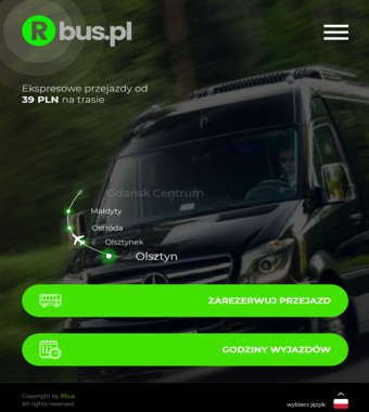 Przewozy busem Olsztyn-Gdańsk lotnisko - rbus.pl