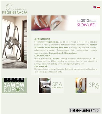 Masaż Poznań - regeneracja miejskie SPA