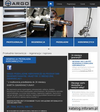 FIRMA HANDLOWO-USŁUGOWA ARGO przekładnie kierownicze