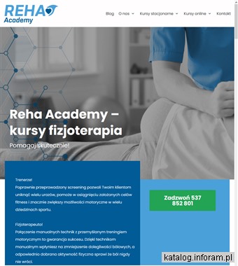 Kursy fizjoterapia - reha-academy.pl