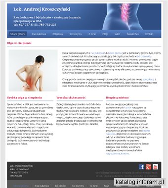 Ból pleców leczenie