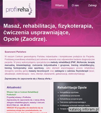 Rehabilitacja Opole, Masaż, Fizjoterapia - Centrum Profireha
