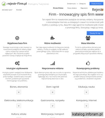 Innowacyjne firmy - baza firm