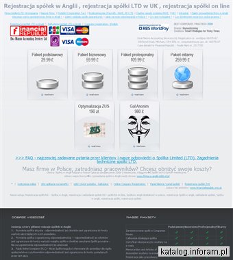 Rejestracja spółek - firma w Anglii