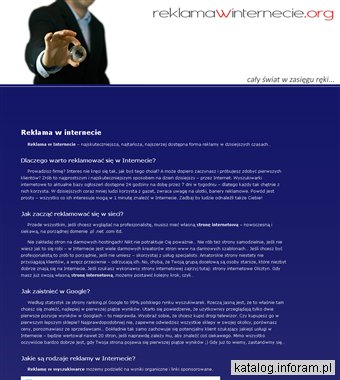 Reklama w internecie
