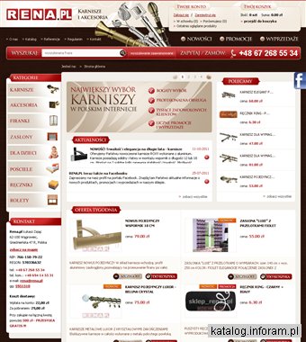 Karnisze RENA.PL-Największy wybór karniszy