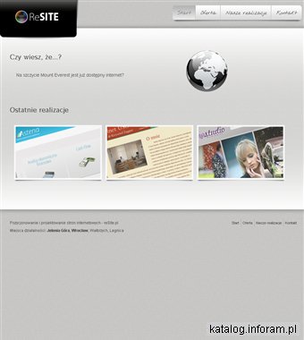 Aplikacje webowe i desktopowe ReSite